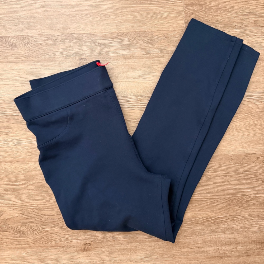 SPANX Women’s Perfect Pant Ankle Ponte, Navy Blue